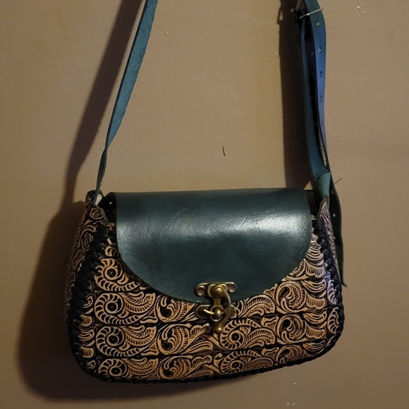 Leather satchel purse - Picture 3 of 3
